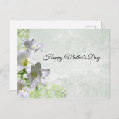 Elegant,Bloemig,Lelie Briefkaart (Voorkant / Achterkant)