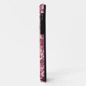 Elegant bloemig roze Lijst Case-Mate iPhone Case (Achterkant/links)