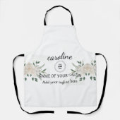 Elegant bloemig Schort (Voorkant)