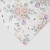 Elegant Bloemig Tissuepapier (Detail)