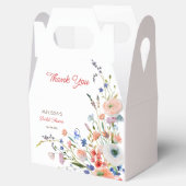 Elegant bloemig Vrijgezellenfeest dank u Bedankdoosjes (Geopend)