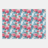 Elegant Bloemige Botanische Inpakpapier Vel (Voorkant 3)