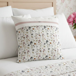 Elegant Bloemmotief Cottagecore Kussenhoes Kussen