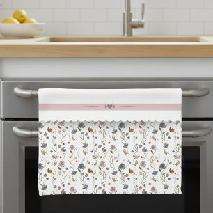Elegant Bloemmotief Housewarming Keukendoek Theedoek