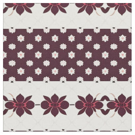 Elegant bloemmotief met lotus en bloesem stof