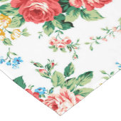 Elegant bloemmotief met Rozen ontwerpelement Korte Tafelloper (Hoek)