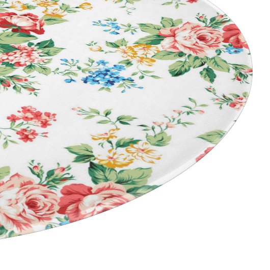 Elegant bloemmotief met Rozen ontwerpelement Snijplank (Hoek)