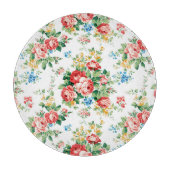 Elegant bloemmotief met Rozen ontwerpelement Snijplank (Voorkant)