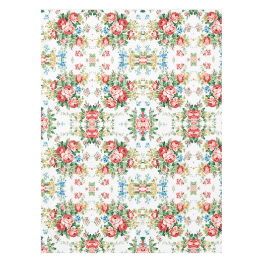 Elegant bloemmotief met Rozen ontwerpelement Tafelkleed (Voorkant)