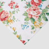Elegant bloemmotief met Rozen ontwerpelement Tissuepapier (Detail)