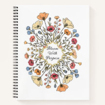 Elegant Bloemmotief Motivatieboek