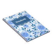 Elegant bloemmotief notitieboek (Rechterzijde)