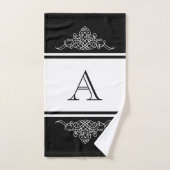 Elegant bloemontwerp bad handdoek (Handdoek)