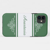 Elegant bloemontwerp Case-Mate iPhone case (Achterkant (horizontaal))