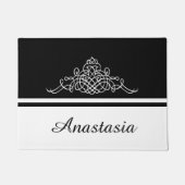 Elegant bloemontwerp deurmat (Voorkant)