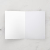 Elegant bloemontwerp gevouwen Folie Kaart (Binnenlaag)