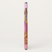 Elegant bloemontwerp in een gouden lijst Case-Mate iPhone case (Achterkant/links)