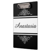 Elegant bloemontwerp klembord (Links)