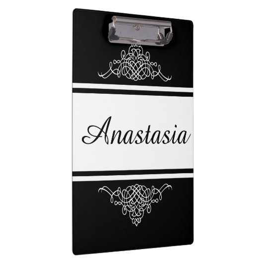 Elegant bloemontwerp klembord (Rechts)