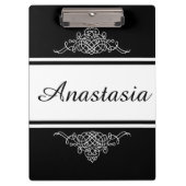 Elegant bloemontwerp klembord (Voorkant)