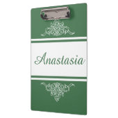 Elegant bloemontwerp klembord (Links)