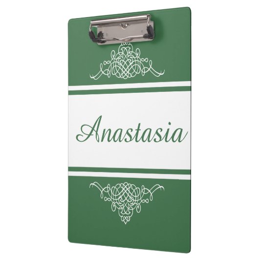 Elegant bloemontwerp klembord (Links)