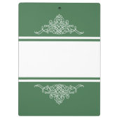 Elegant bloemontwerp klembord (Achterkant)