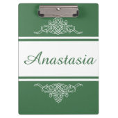 Elegant bloemontwerp klembord (Voorkant)