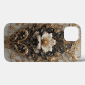 Elegant bloemontwerp met ingewikkelde patronen Case-Mate iPhone case (Achterkant (horizontaal))