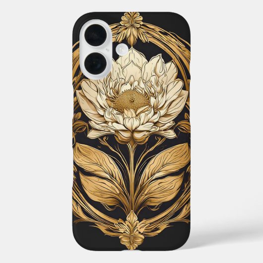 Elegant bloemontwerp met ingewikkelde patronen Case-Mate iPhone case (Achterkant)