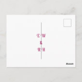 Elegant bloemontwerp met levendige kleuren briefkaart (Achterkant)