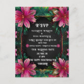 Elegant bloemontwerp met levendige kleuren briefkaart (Voorkant)