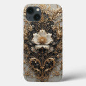 Elegant bloemontwerp met patronen Case-Mate iPhone case (Achterkant)