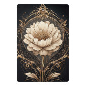 Elegant bloemontwerp met  patronen mini klembord (Achterkant)