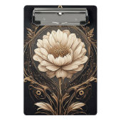 Elegant bloemontwerp met  patronen mini klembord (Voorkant)