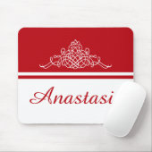 Elegant bloemontwerp muismat (Met muis)