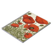 Elegant bloemontwerp notitieboek (Linkerzijde)