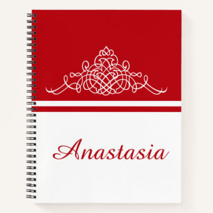 Elegant bloemontwerp notitieboek