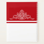 Elegant bloemontwerp planner (Achterkant)
