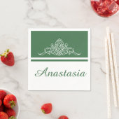 Elegant bloemontwerp servetten (Insitu)