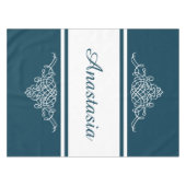 Elegant bloemontwerp tafelkleed (Voorkant (Horizontaal))