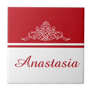 Elegant bloemontwerp tegeltje