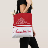 Elegant bloemontwerp tote bag (Dichtbij)