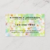 Elegant Bloemontwerp Visitekaartje 3.5x2 (Achterkant)