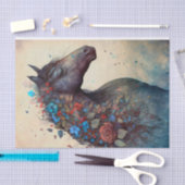 Elegant Bloempaard Tissuepapier (Craft)