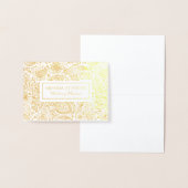 Elegant  bloempaisley folie kaarten (Display)
