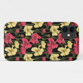 Elegant bloempatroon 2 Case-Mate iPhone case (Achterkant (horizontaal))