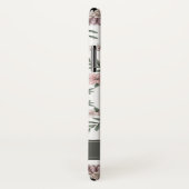 Elegant Bloempatroon Aangepaste Naam iPhone Case X (Achterkant / rechts)