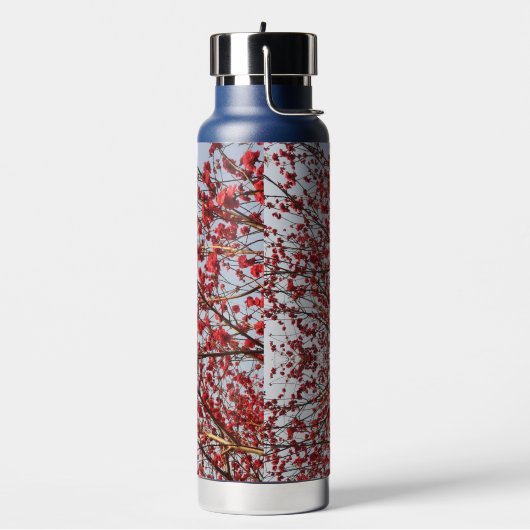 Elegant Bloempatroon Bloesem Waterfles (Links)