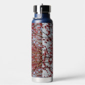 Elegant Bloempatroon Bloesem Waterfles (Rechts)